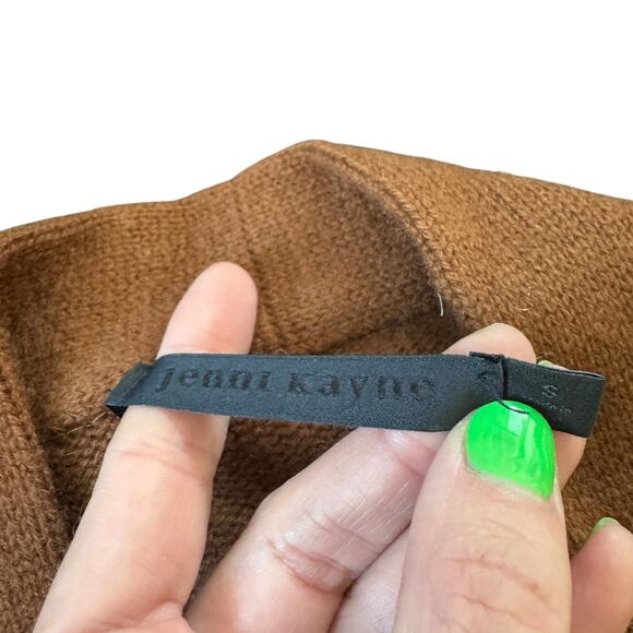 Jenni Kayne Cashmere Sweater Coat Cinnamon - Picture 4 of 8